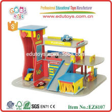 2014 new wooden garage toy for kids,popular garage toy ,hot sale wooden garage toy